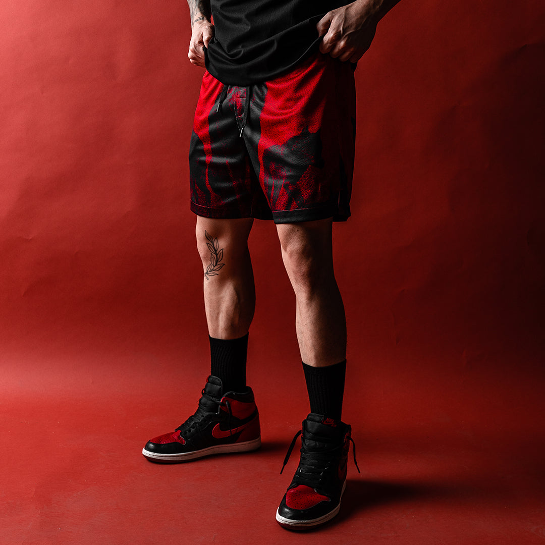 The Herd - Jersey Shorts - Red/Black