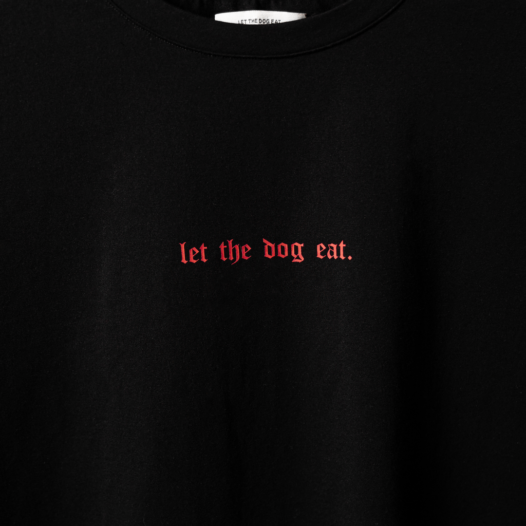 Beware of Dog - Premium Tee - Black/Red