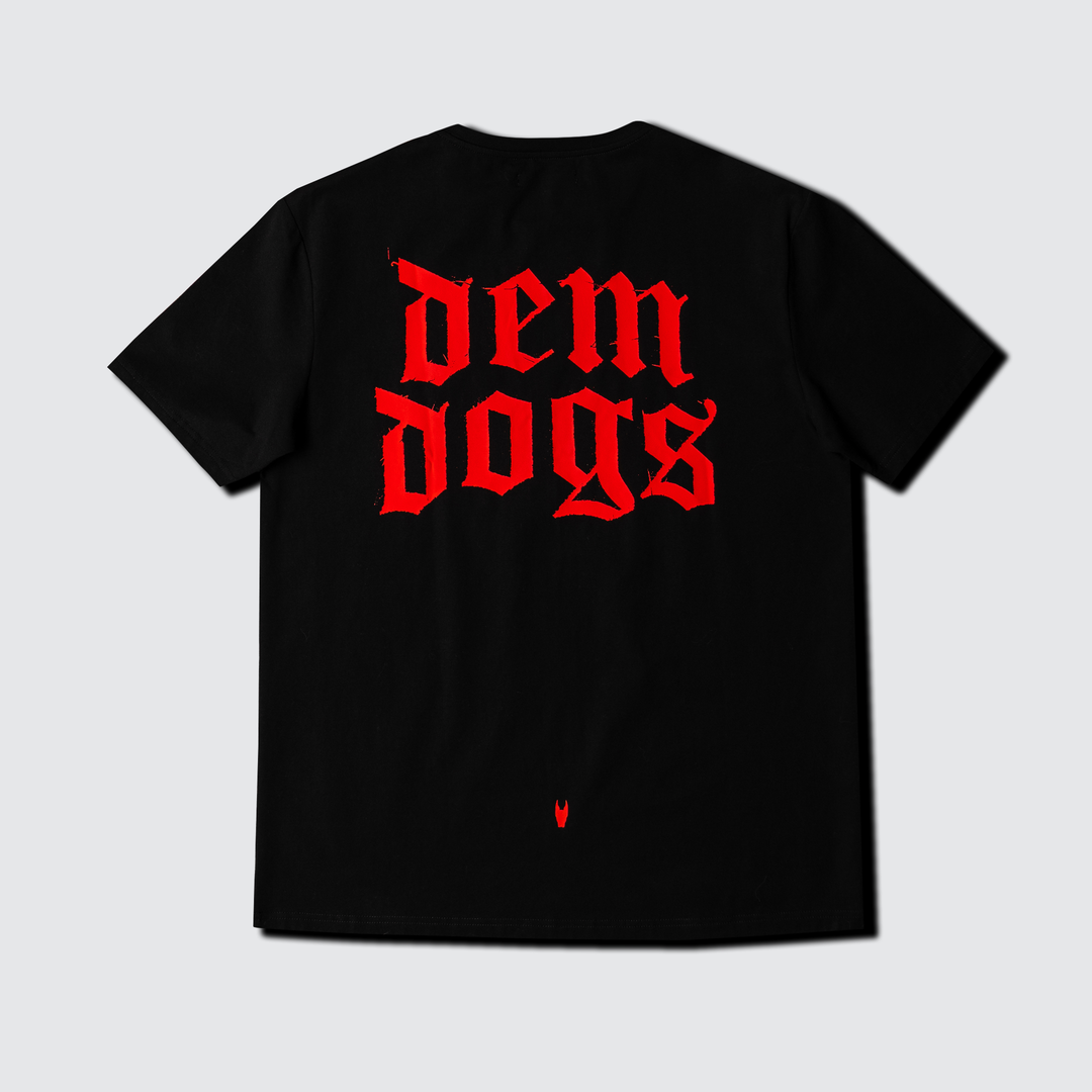Dem Dogs - Premium Tee - Black/Red