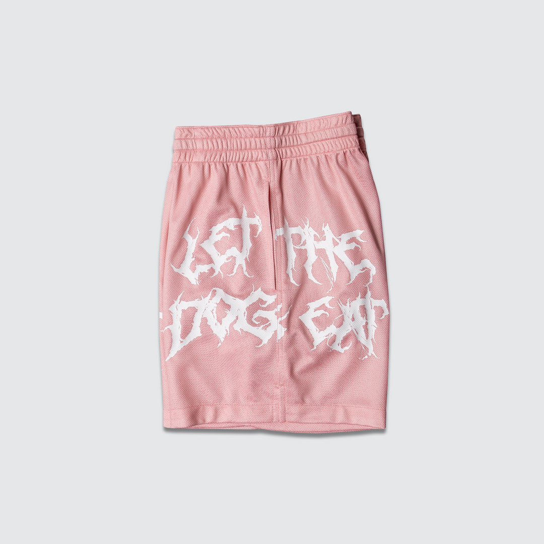 Grunge LTDE - Jersey Shorts - Pastel Pink/White