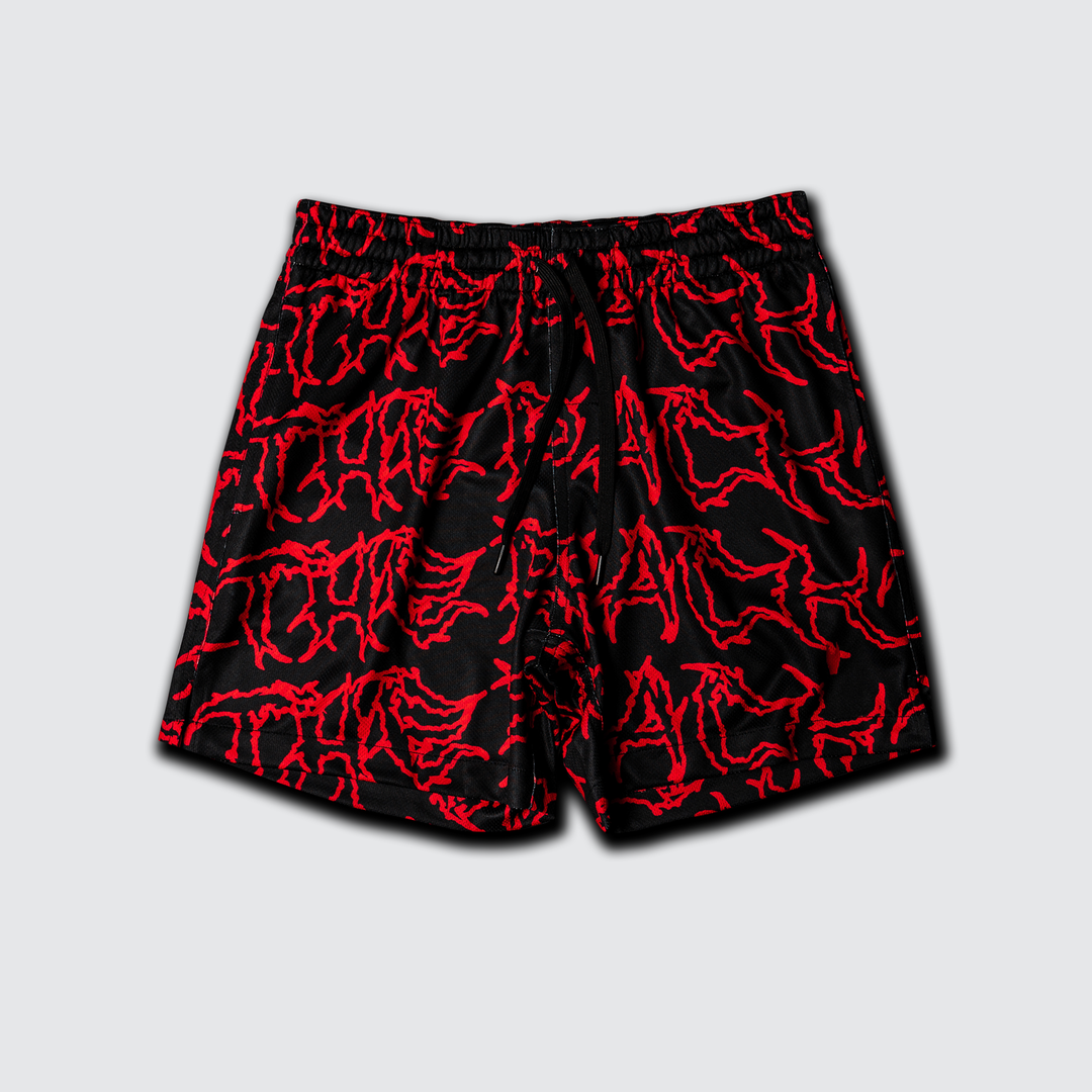 The Pack - Jersey Shorts - Black/Red