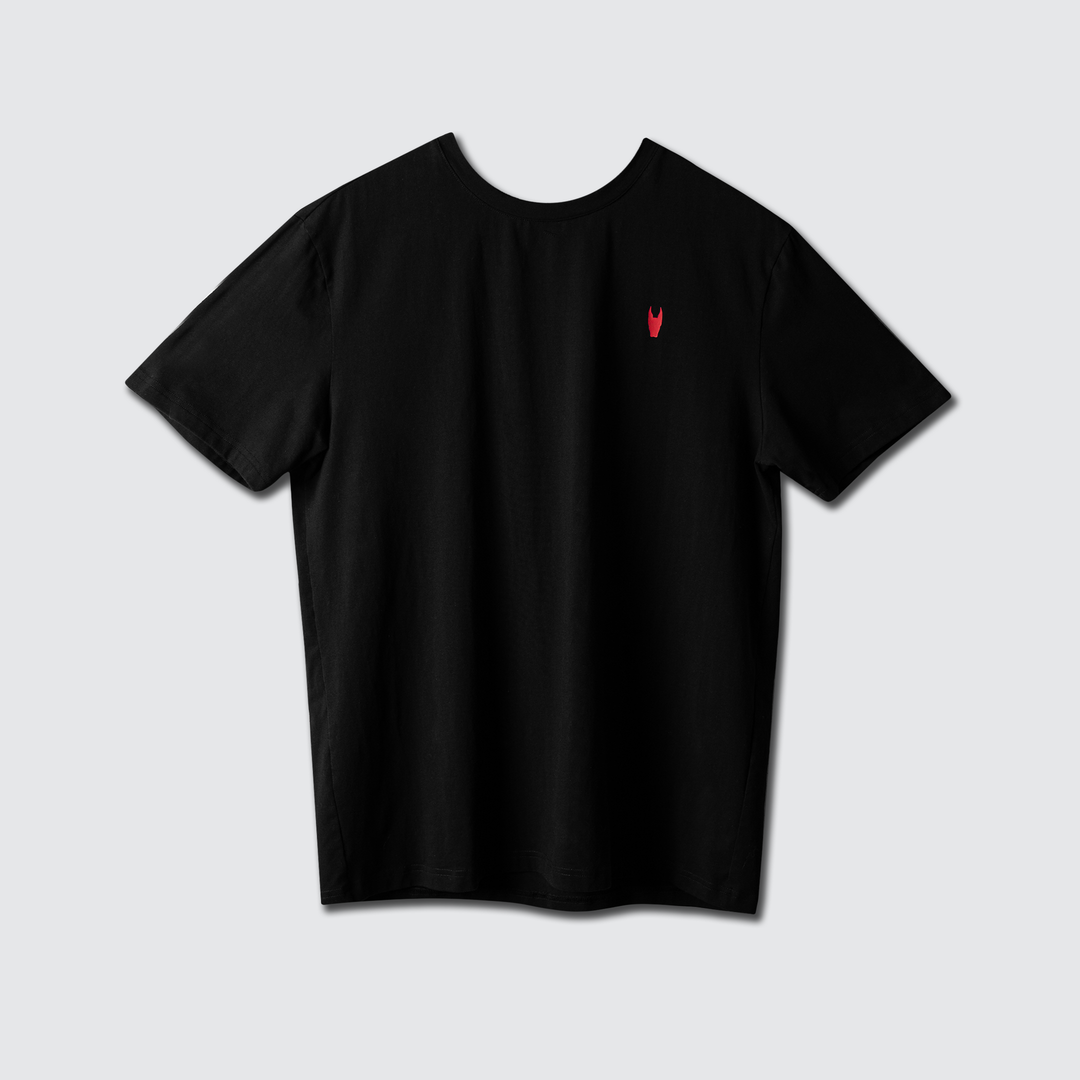 DOGS Stacked - Premium Tee - Black/Red