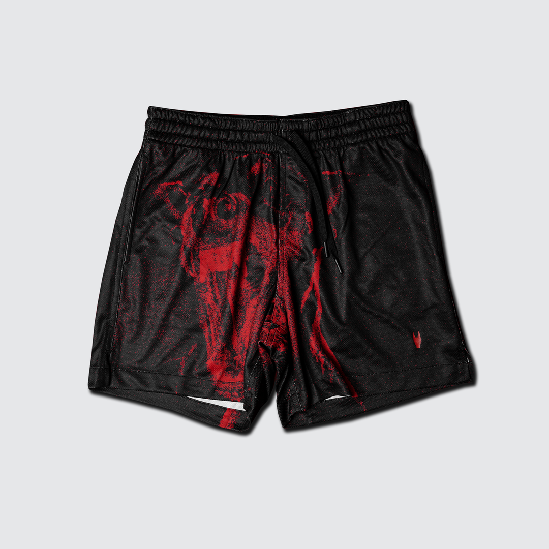 Hound - Jersey Shorts - Black/Red
