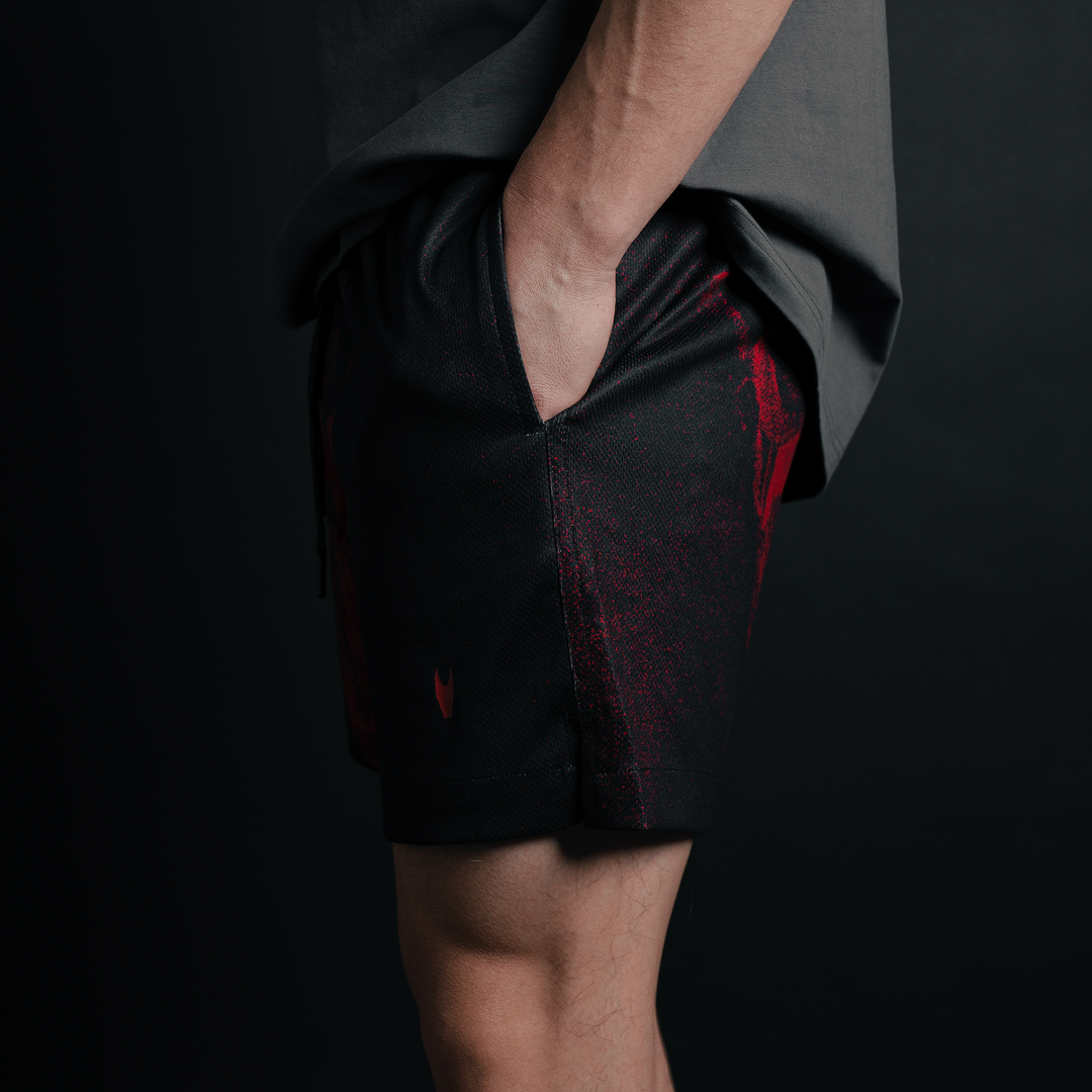 Hound - Jersey Shorts - Black/Red