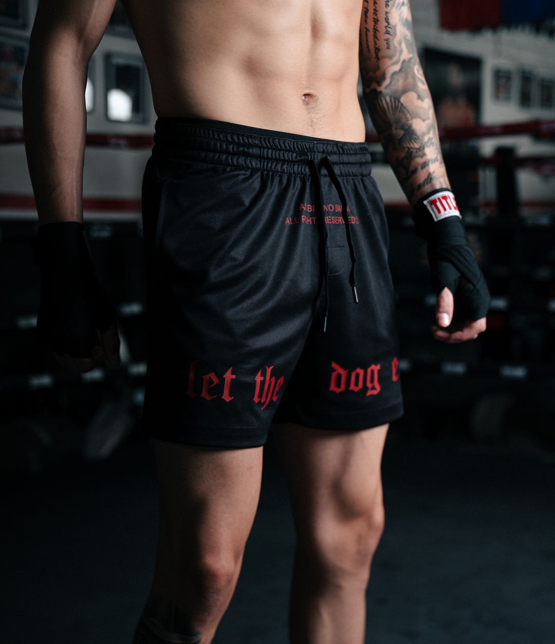 Connected - Jersey Shorts - Black/Red