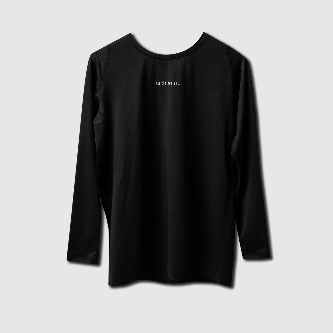 Vigor Compression Longsleeve - Black/Red