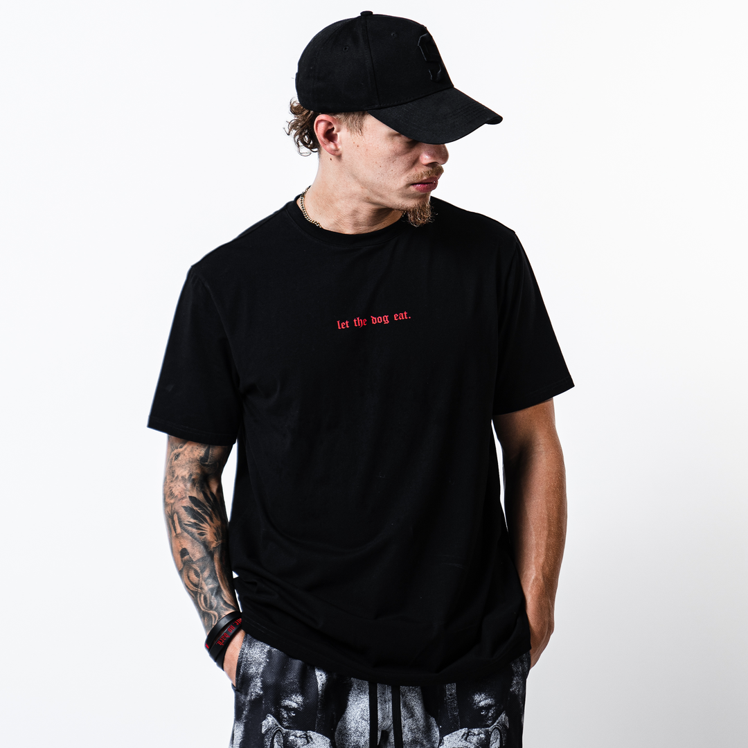 Beware of Dog - Premium Tee - Black/Red