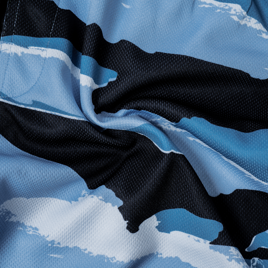 Stacked LTDE - Jersey Shorts - Blue Tiger