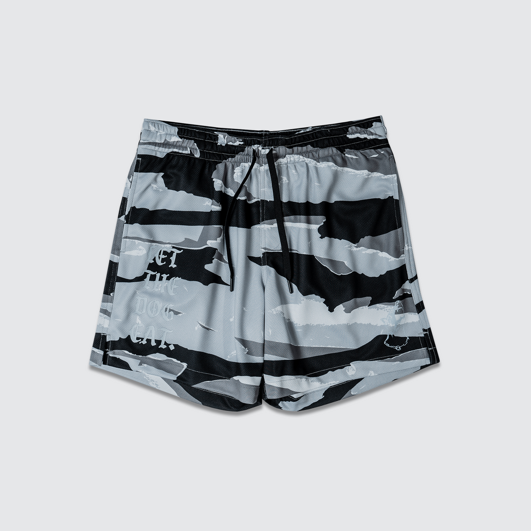 Stacked LTDE - Jersey Shorts - Grey Tiger