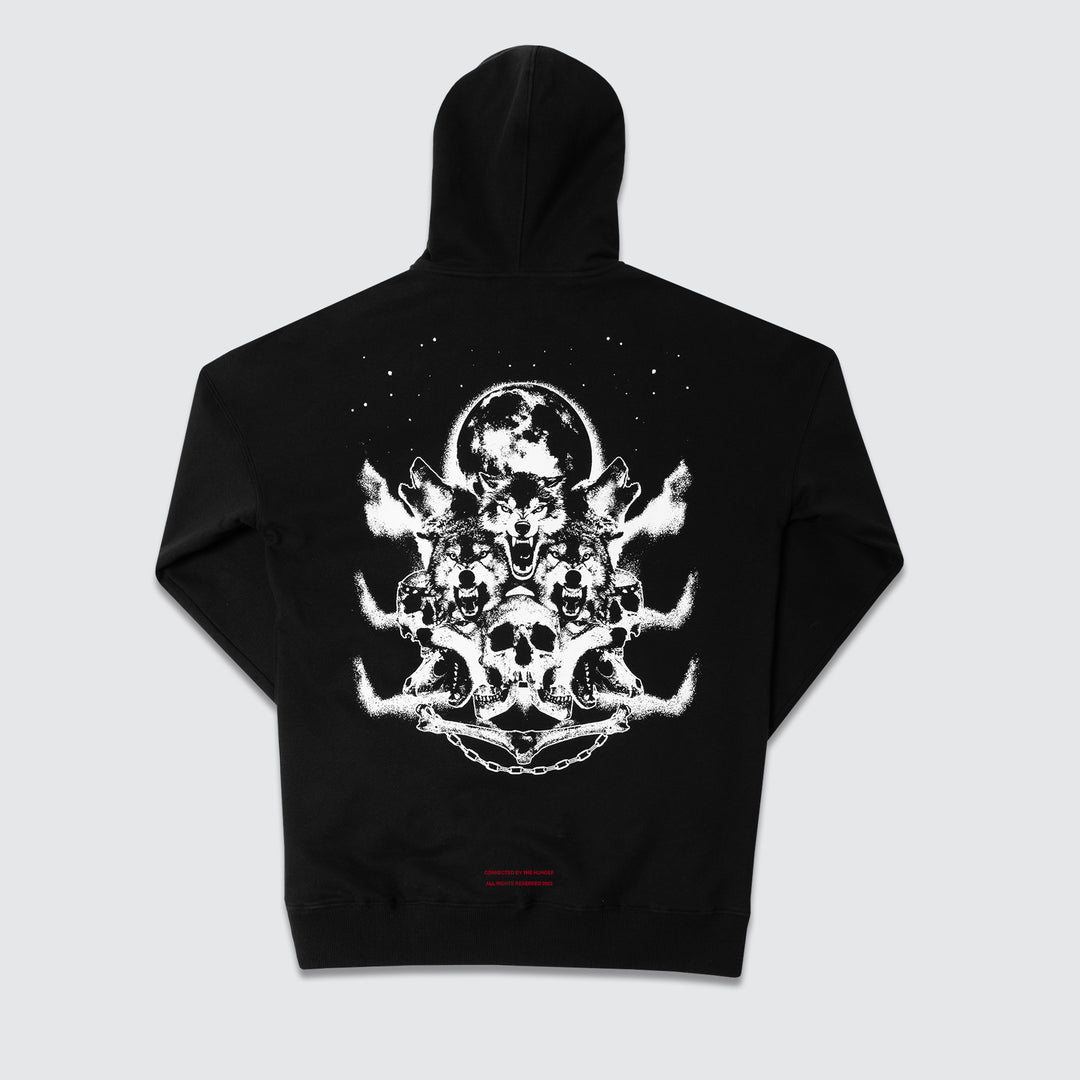 Absolution For The Dogs - Premium Hoodie - Black/White