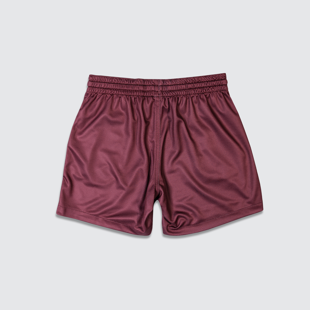 Posted Up - Jersey Shorts - Maroon/Salmon