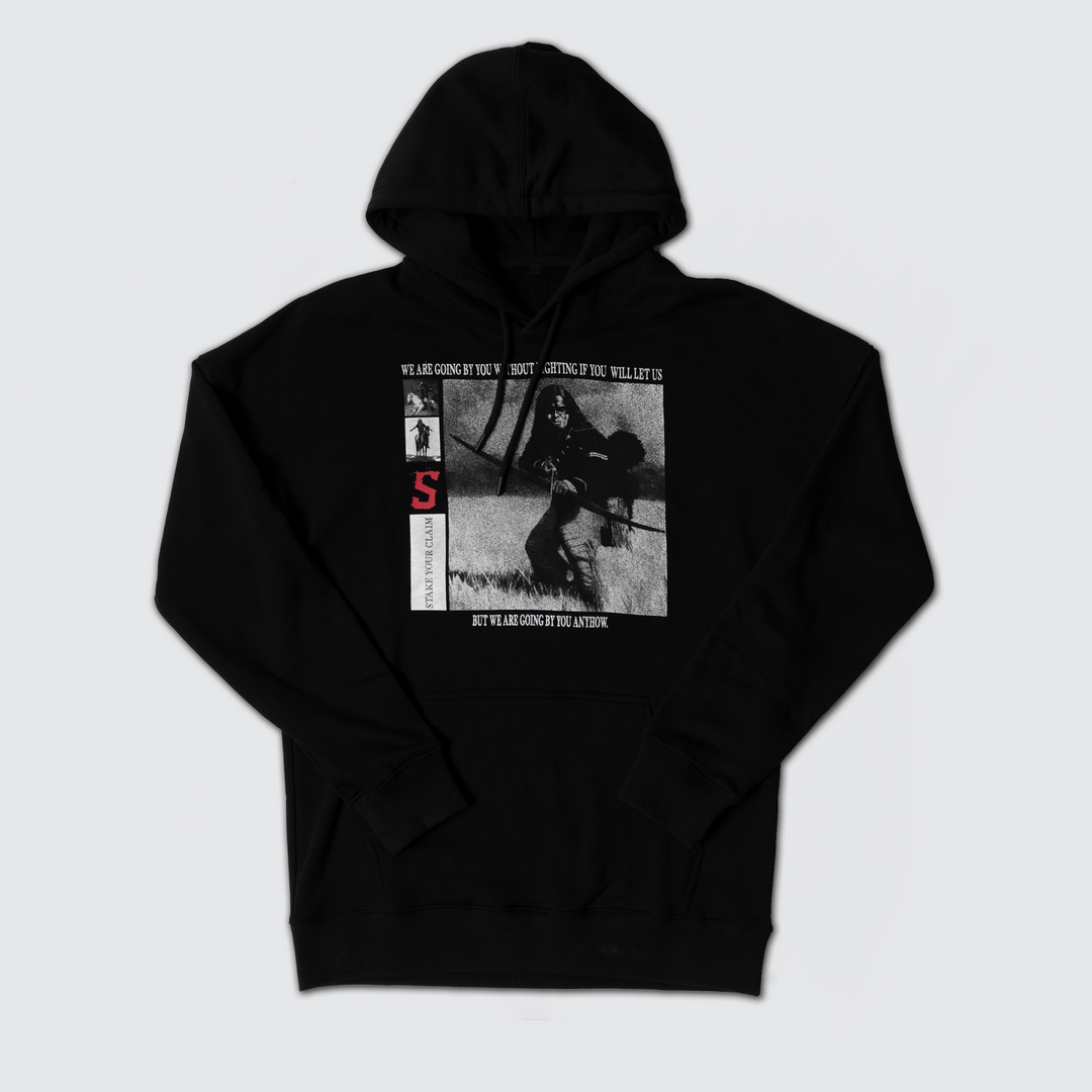 By You Anyhow - Premium Hoodie - Black/White