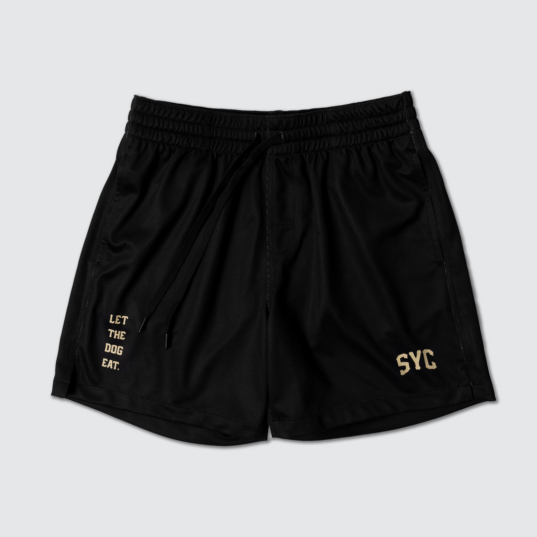 Stacked LTDE - Jersey Shorts - Black/Tan